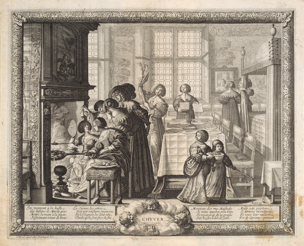 Winter door Abraham Bosse