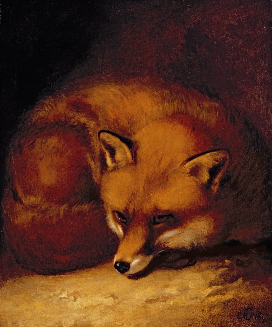 Een Vos door Abraham Cooper