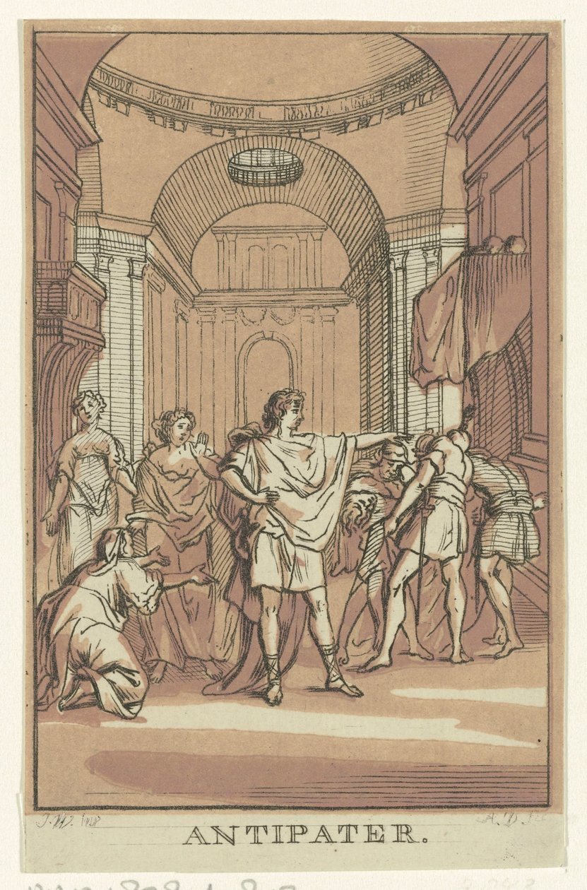 Antipater door Abraham Delfos