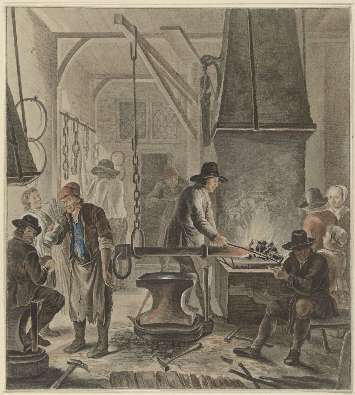 De Smidse door Abraham Delfos