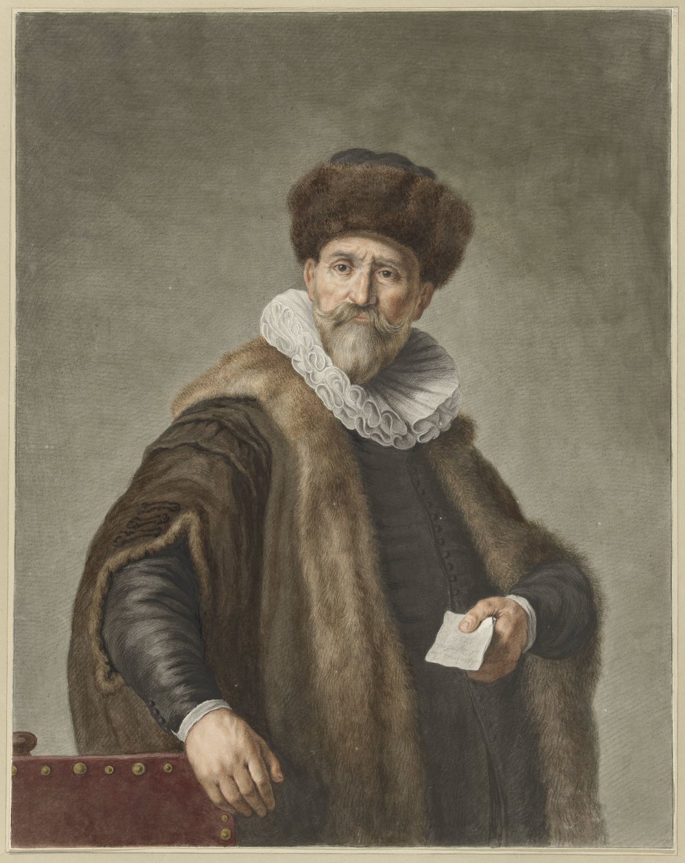 Portret van Nicolaas Ruts door Abraham Delfos