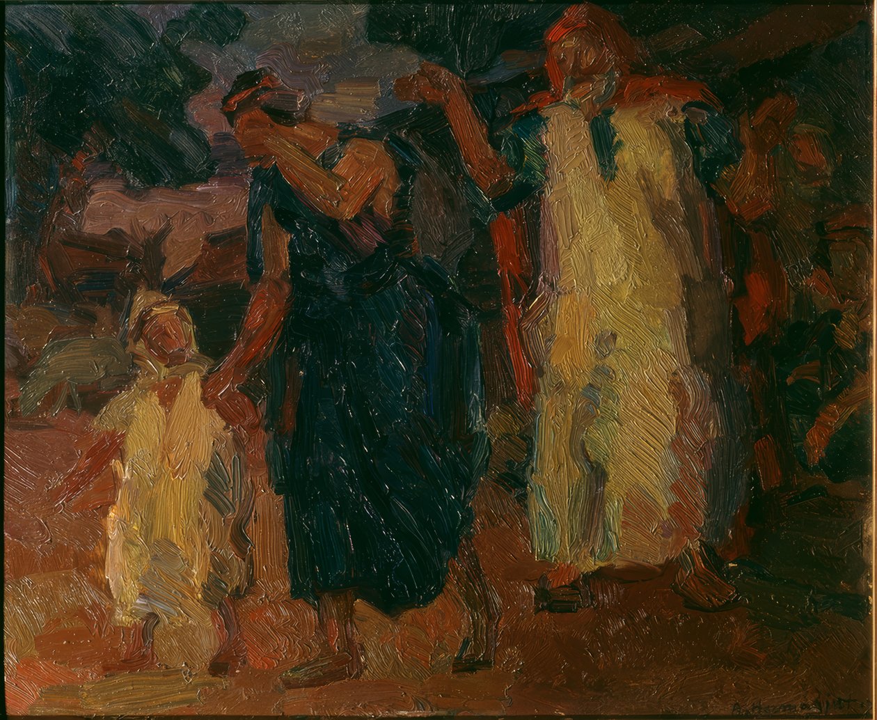 De afwijzing van Hagar door Abraham Hermanjat