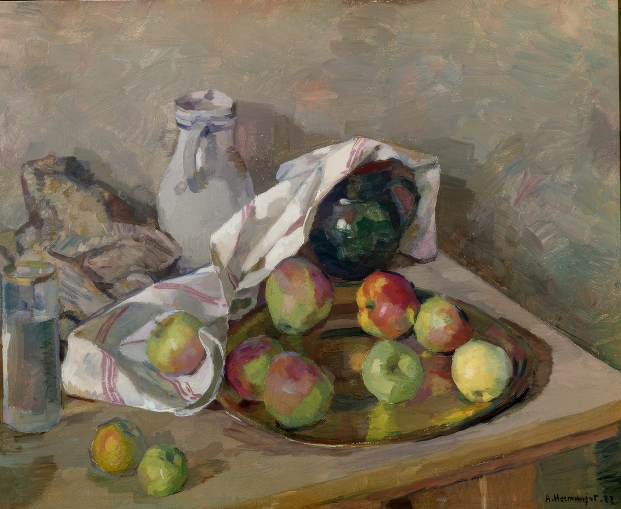 Stilleven door Abraham Hermanjat