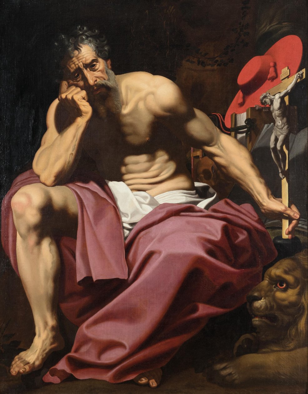Heilige Jeroen door Abraham Janssens I