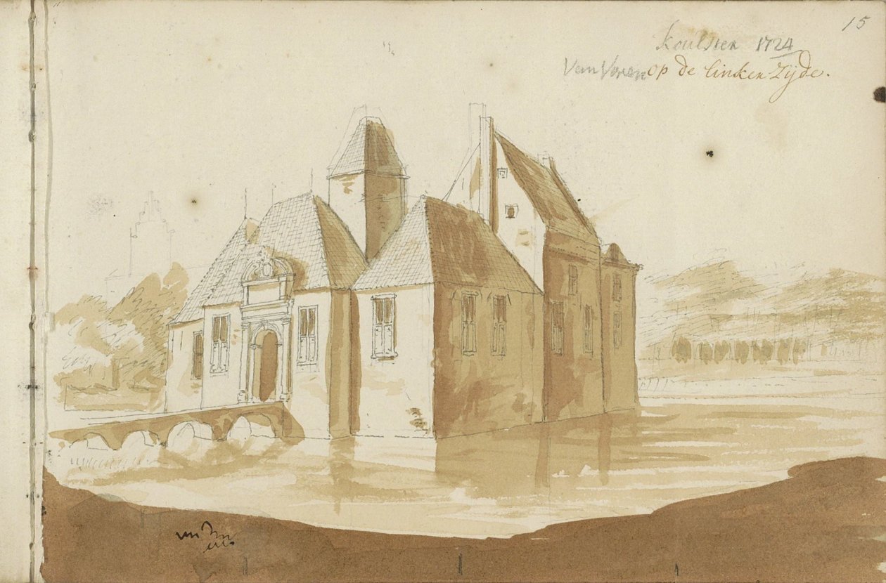 Huis Ter Coulster te Heiloo door Abraham Meyling
