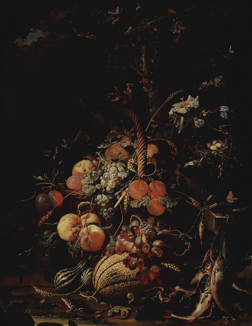 Fruit door Abraham Mignon