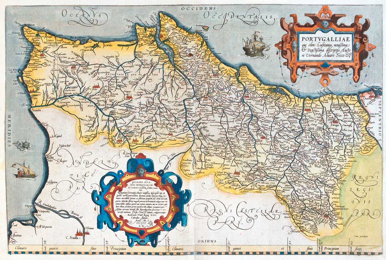 Portugal door Abraham Ortelius