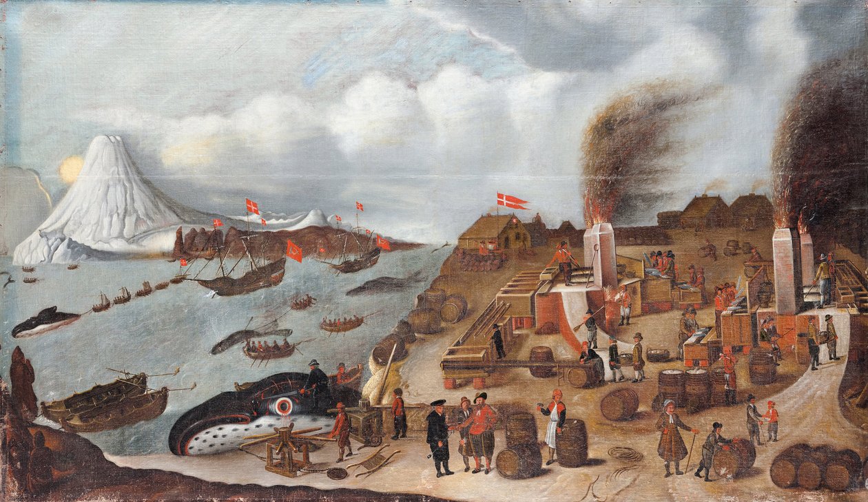Deense Walvisstation, 1634 door Abraham Speeck