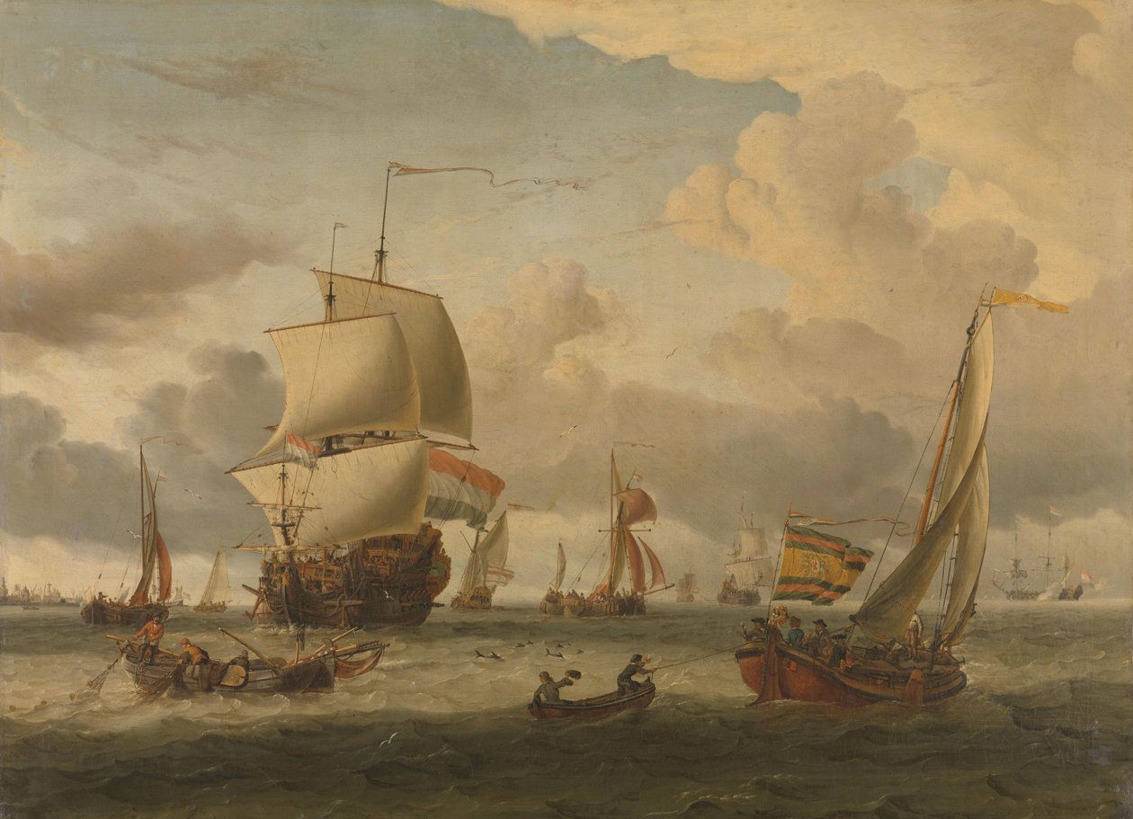 De wegen van Enkhuizen door Abraham Storck