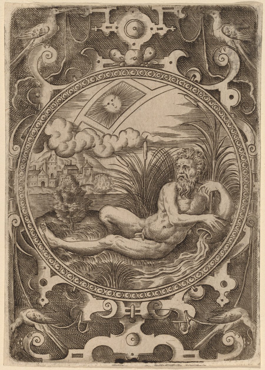 Cebren (De Riviergod) door Abraham de Bruyn