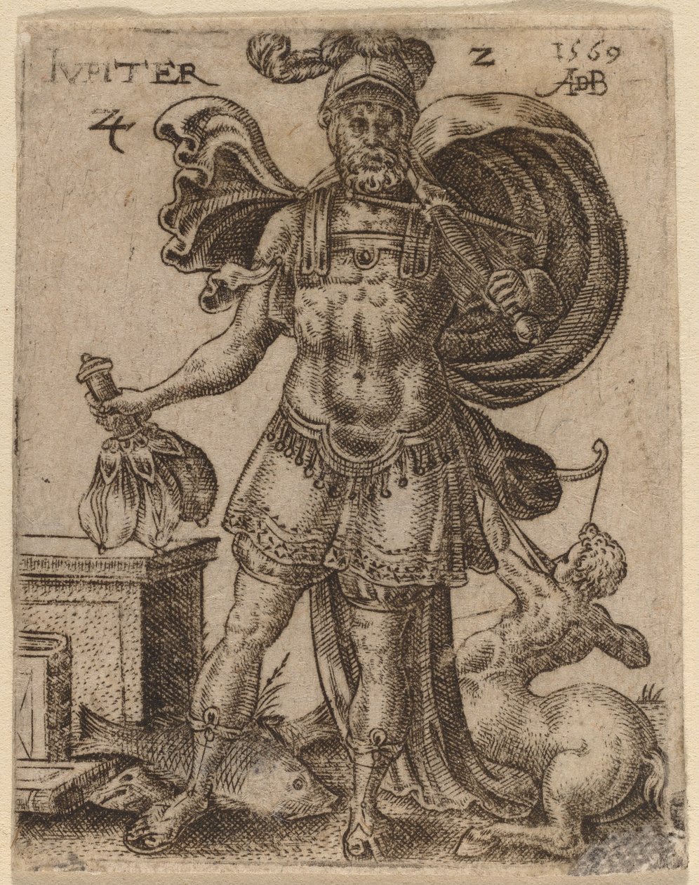 Jupiter door Abraham de Bruyn
