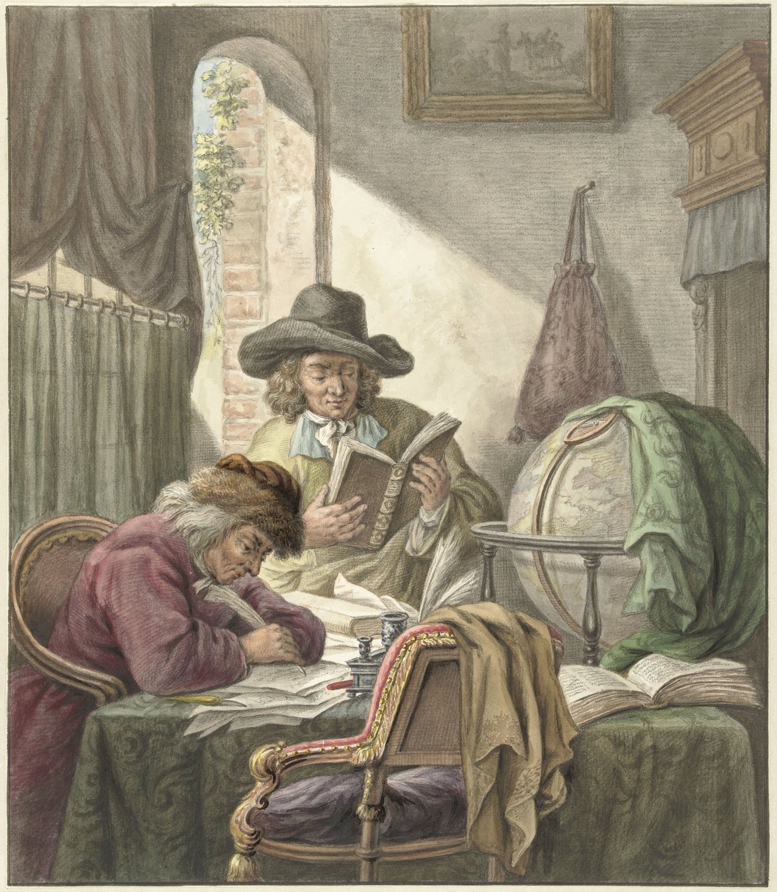 De Geleerden door Abraham van (after) Strij