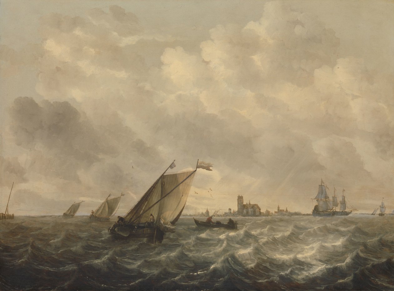 Riviergezicht door Abraham van Beyeren