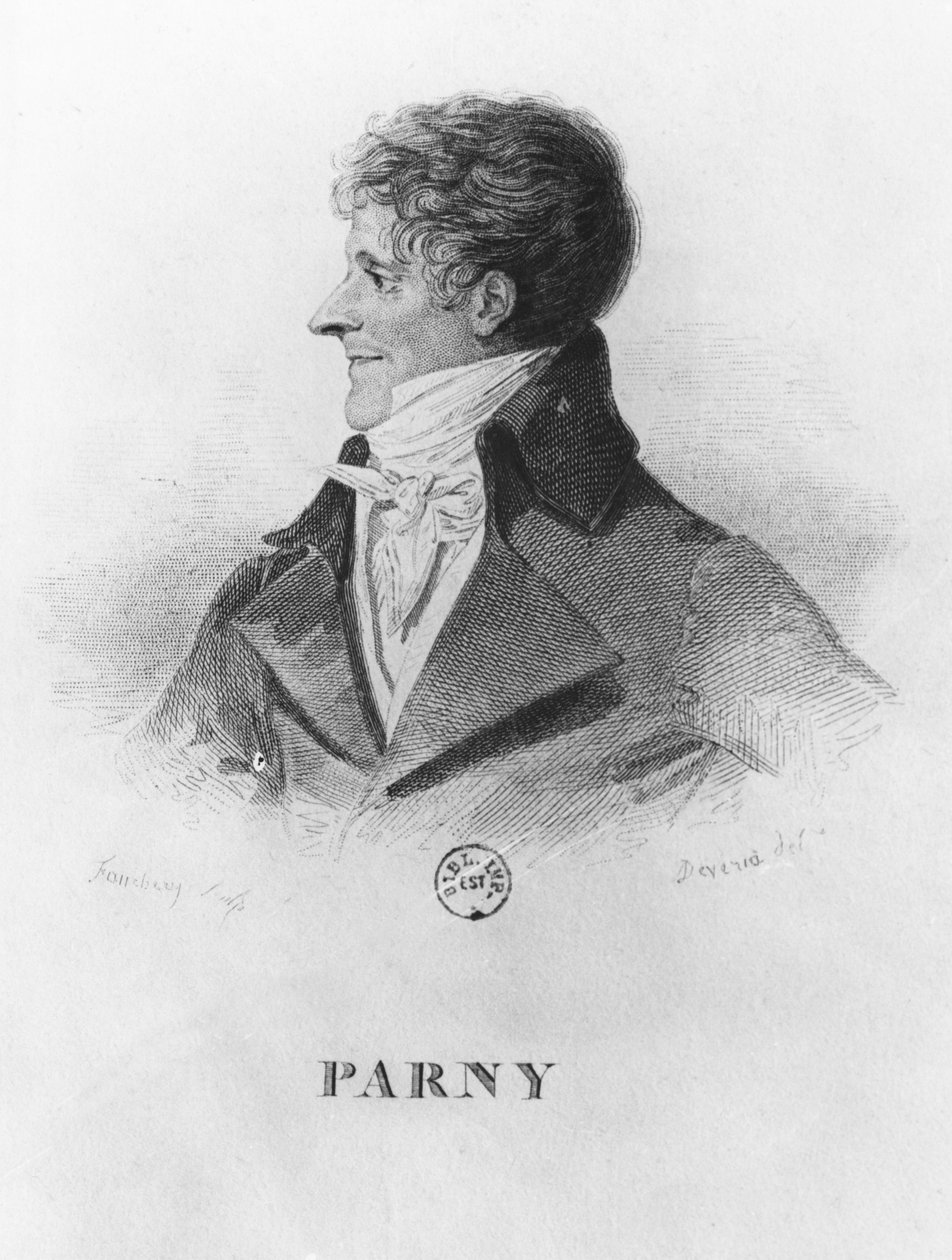 Évariste Désiré de Forges, Vicomte de Parny door Achille Devéria