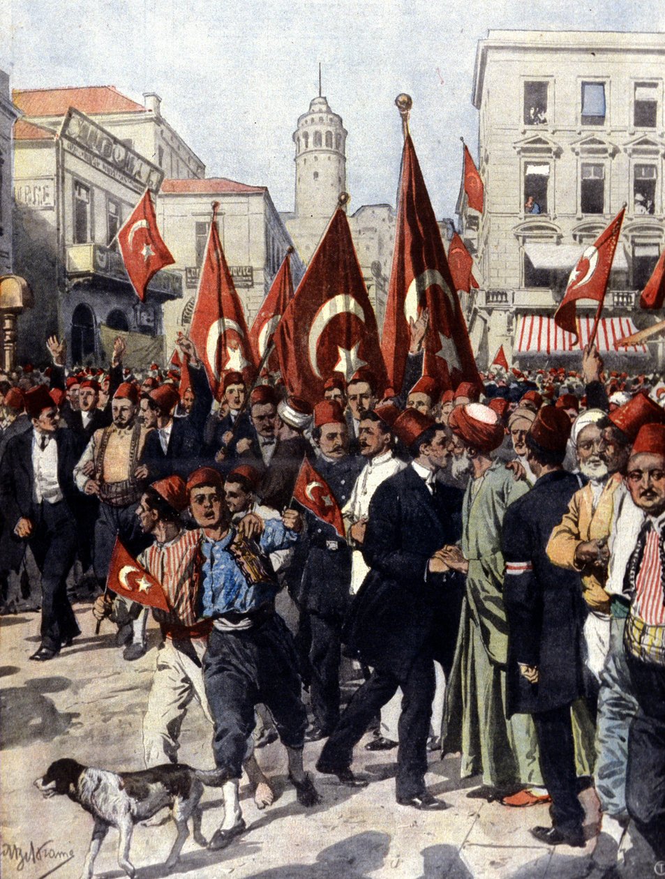 Sultan Abdulhamid II door Achille Beltrame
