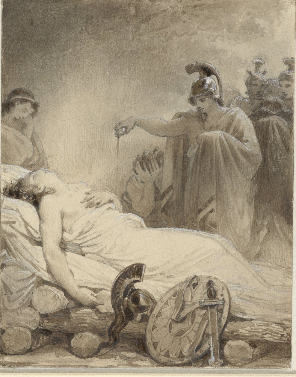 Telemachus door Achille Devéria