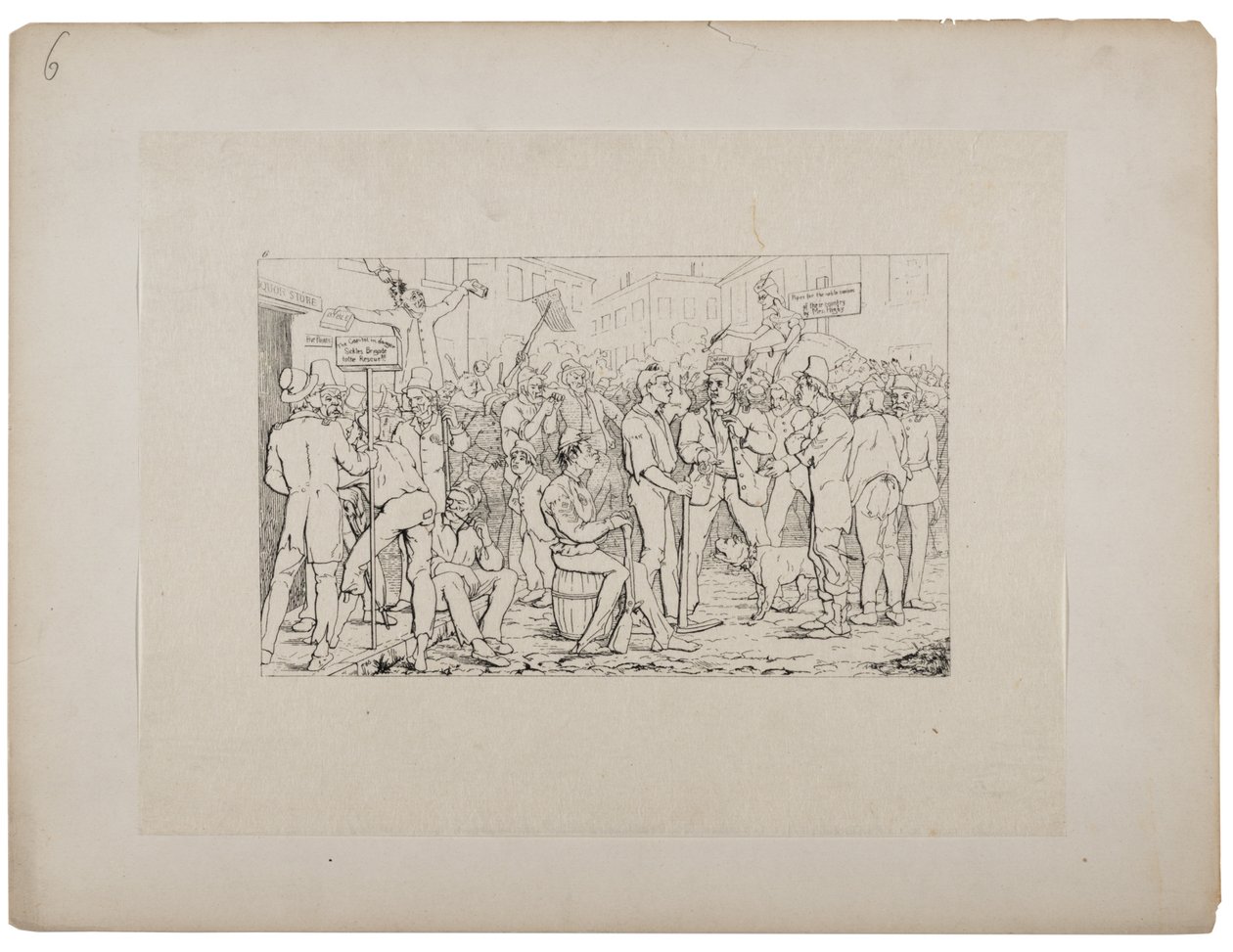 Aanwerving van Sickles Brigade, c.1880-90 door Adalbert John Volck