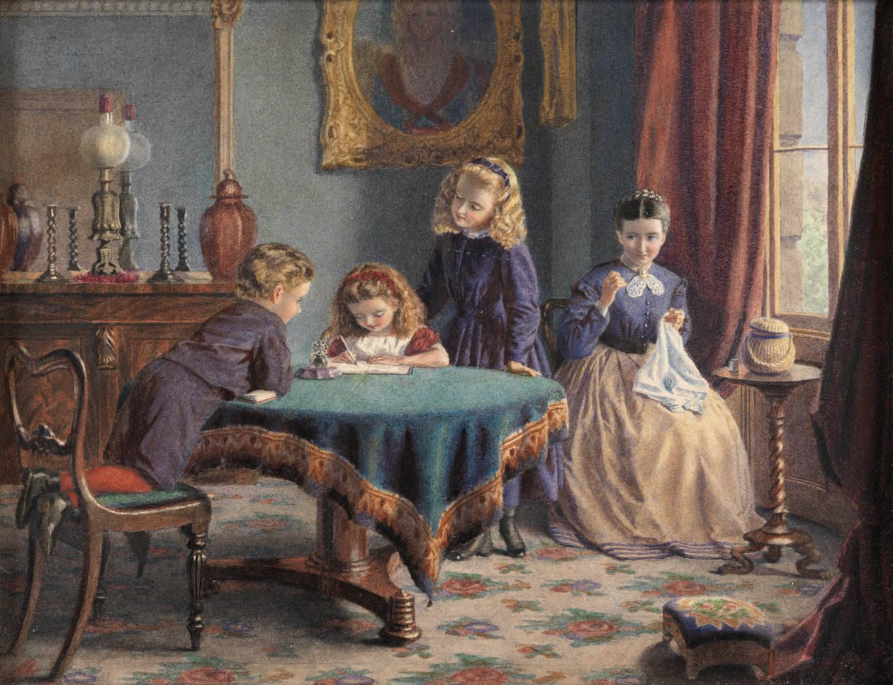 Haar eerste brief door Adelaide Agnes Maguire