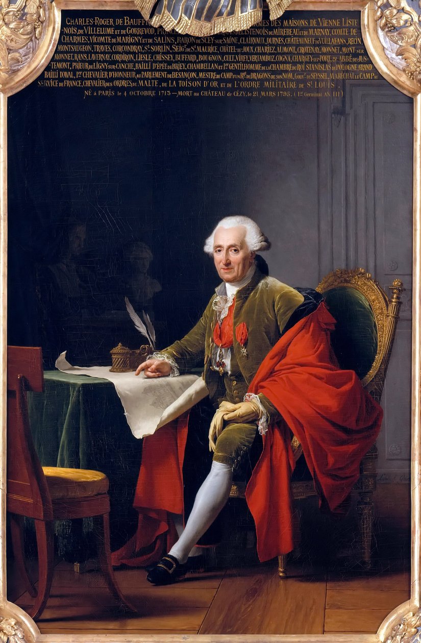 Charles-Roger, prins de Bauffremont door Adelaide Labille Guiard