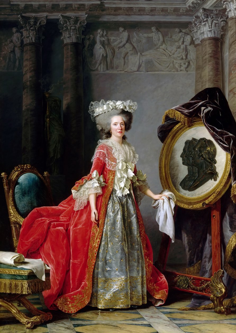 Prinses Marie Adélaïde van Frankrijk 1732-1800 door Adelaide Labille Guiard