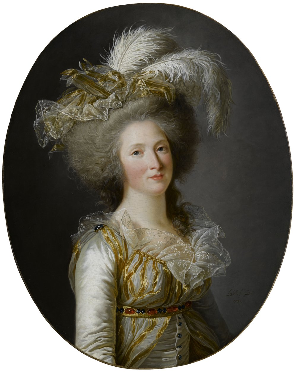 Élisabeth Philippine Marie Hélène de Bourbon door Adelaide Labille Guiard