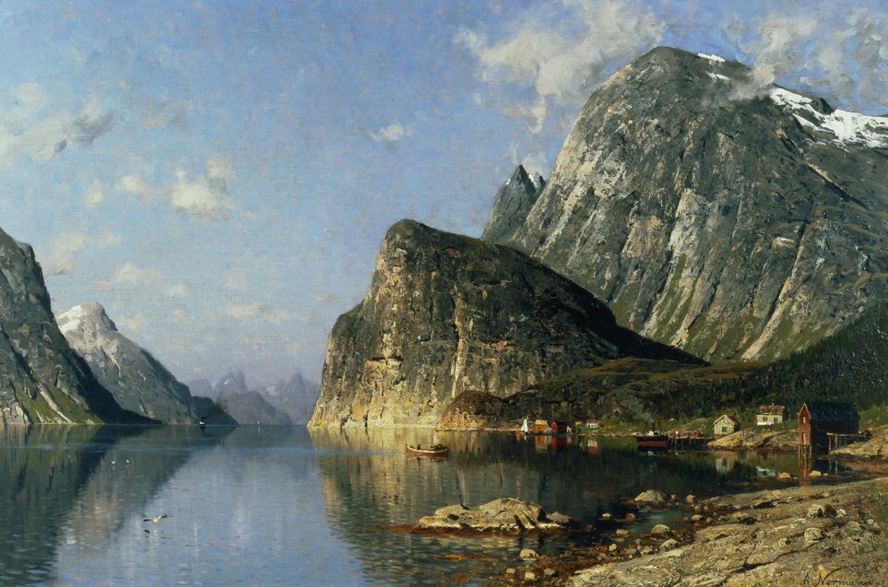 Sognefjord, Noorwegen door Adelsteen Normann