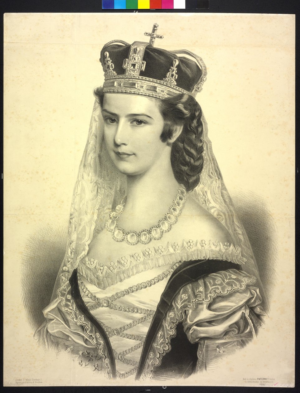 Keizerin van Oostenrijk Elisabeth door Adolf Dauthage