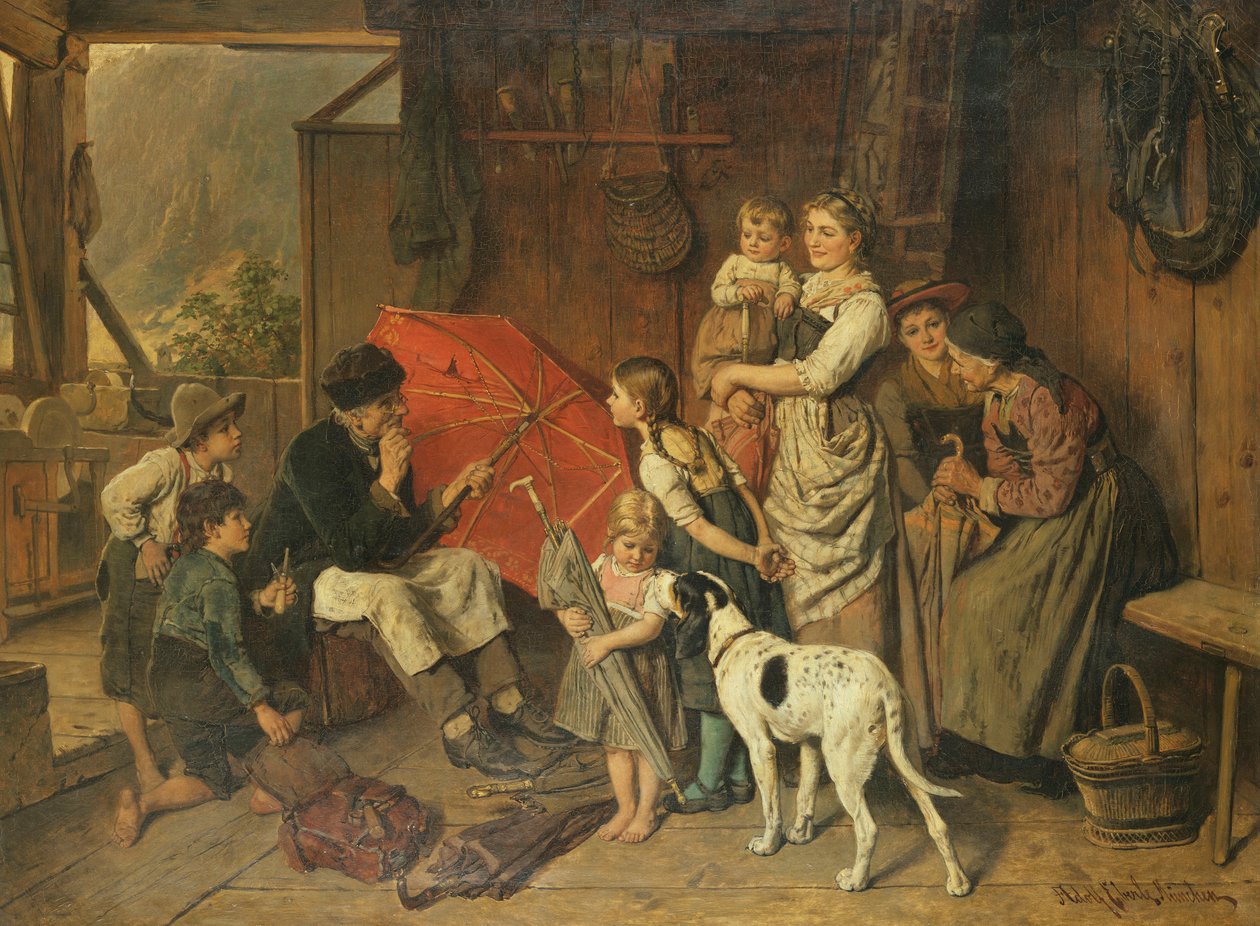 De parapluman door Adolf Eberle