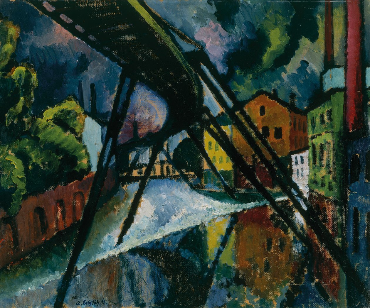 Ophangspoor door Adolf Erbslöh