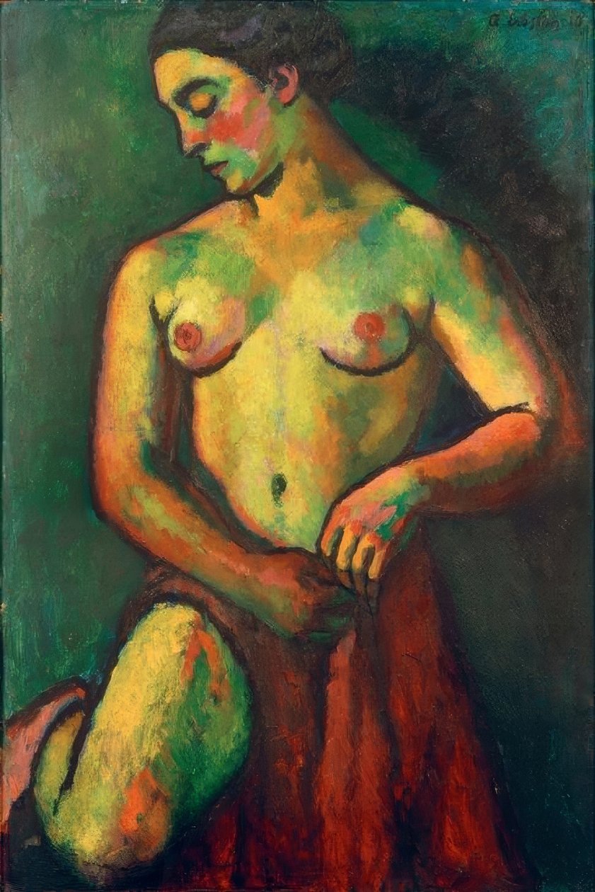 De Rode Jas door Adolf Erbslöh