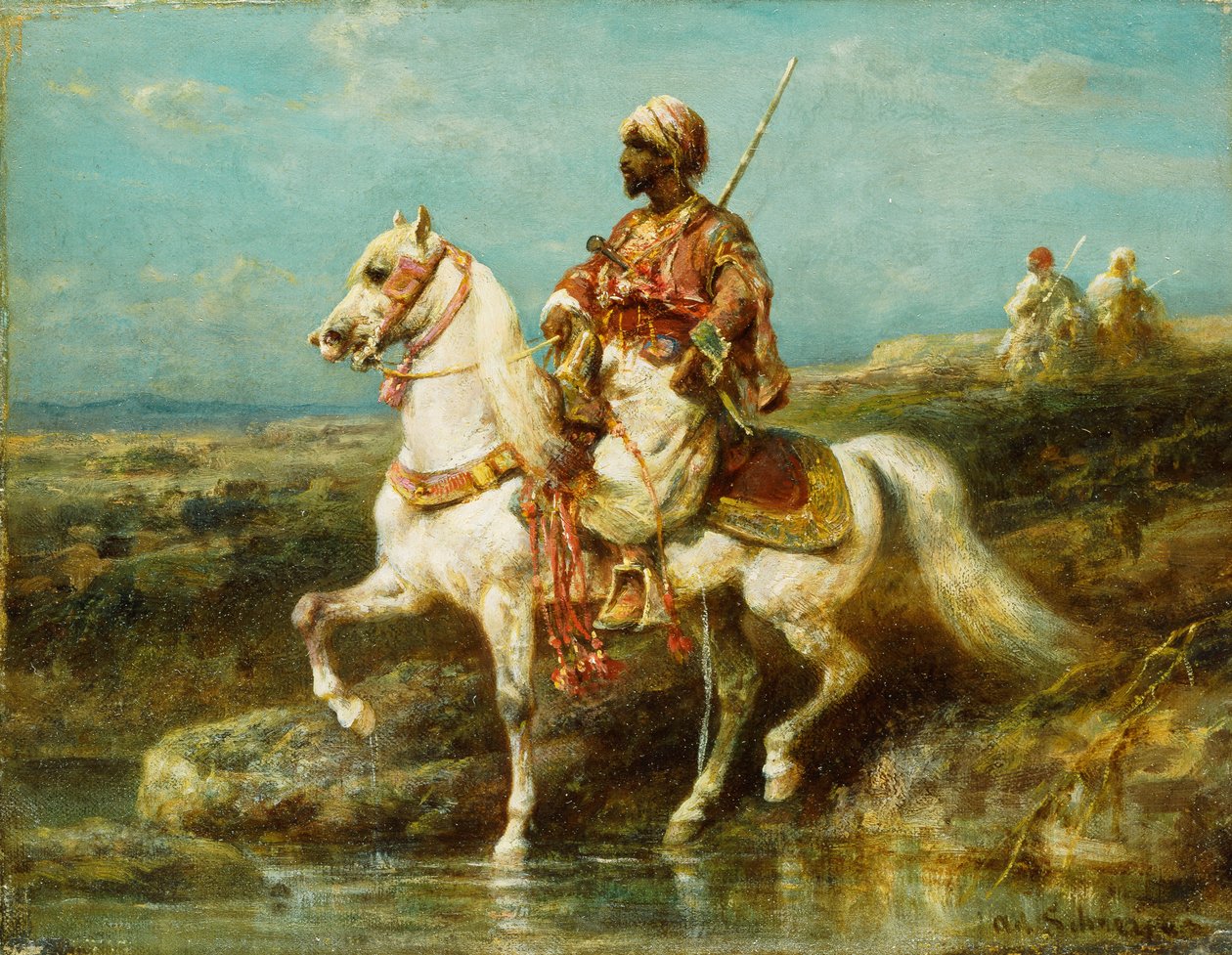 Arabische Ruiter door Adolf Schreyer