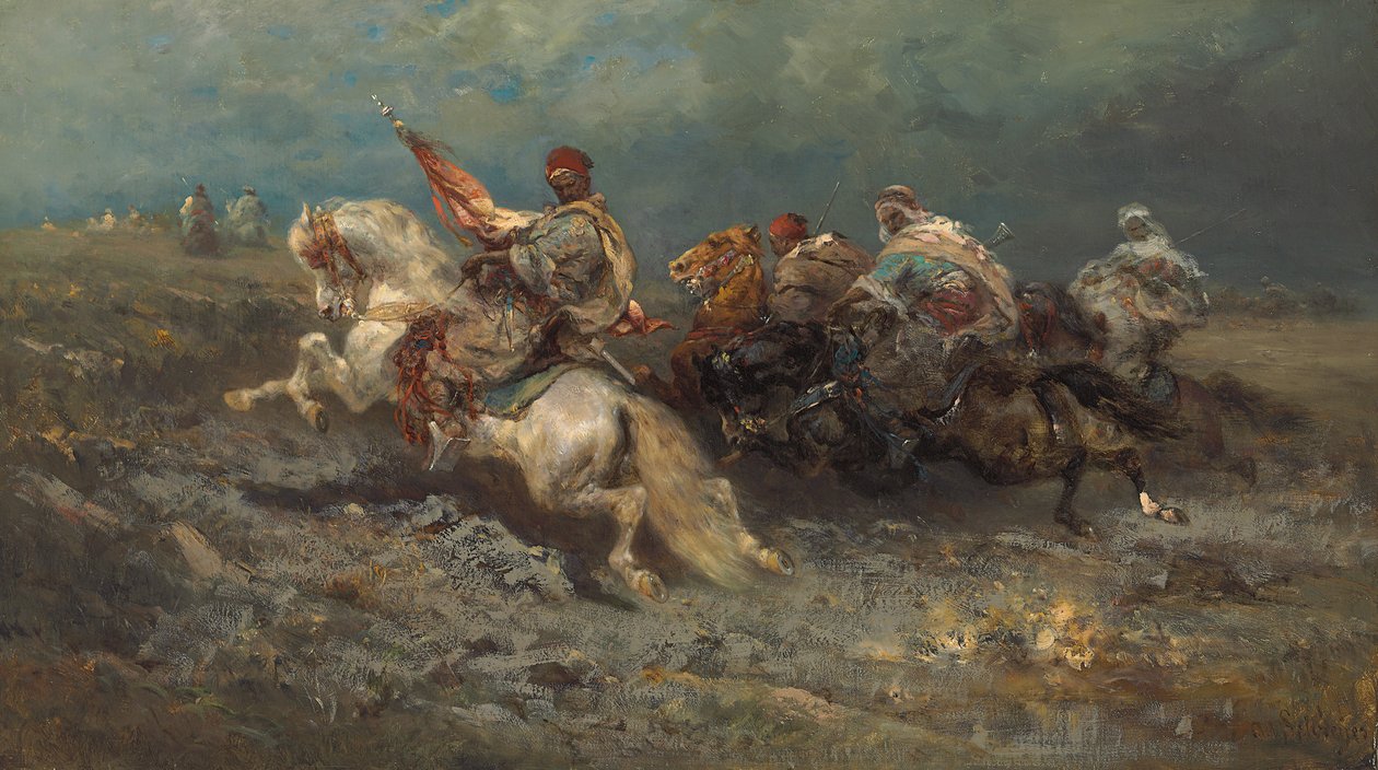De stormloop door Adolf Schreyer