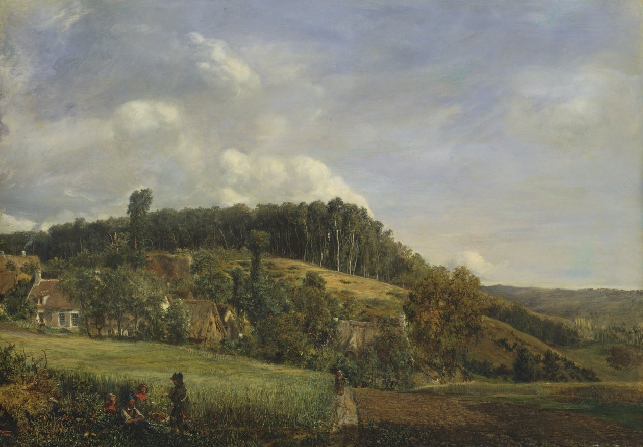 Landschap in Noord-Duitsland door Adolf Vollmer