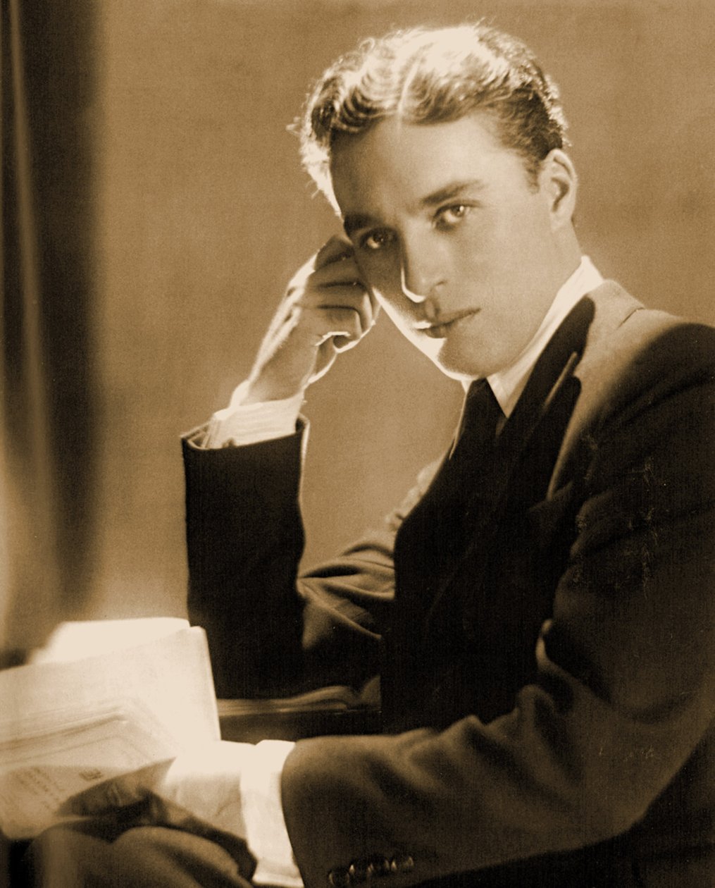 Portret van Charlie Chaplin door Adolf de Meyer