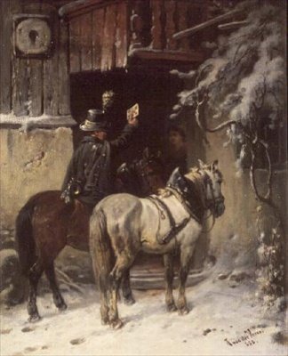 De Liefdesbrief door Adolf van der Venne