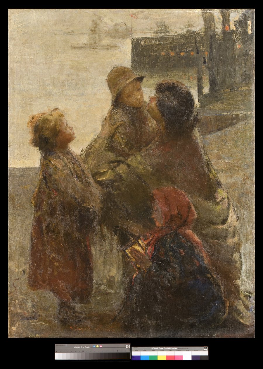 Vergeet mama nooit, 1896-1904 door Adolfo Feragutti Visconti