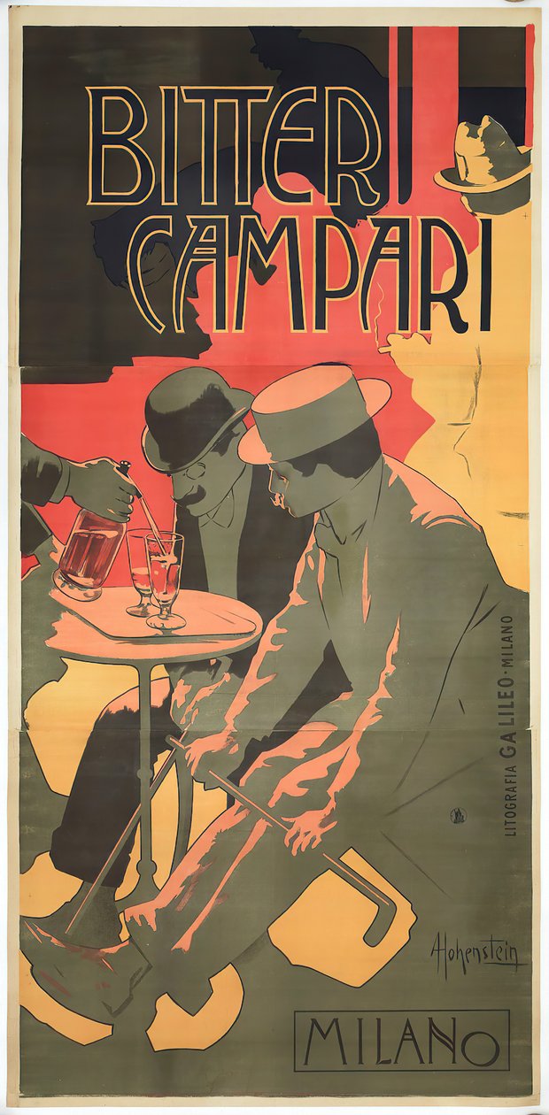 Bitter Campari, 1899 door Adolfo Hohenstein