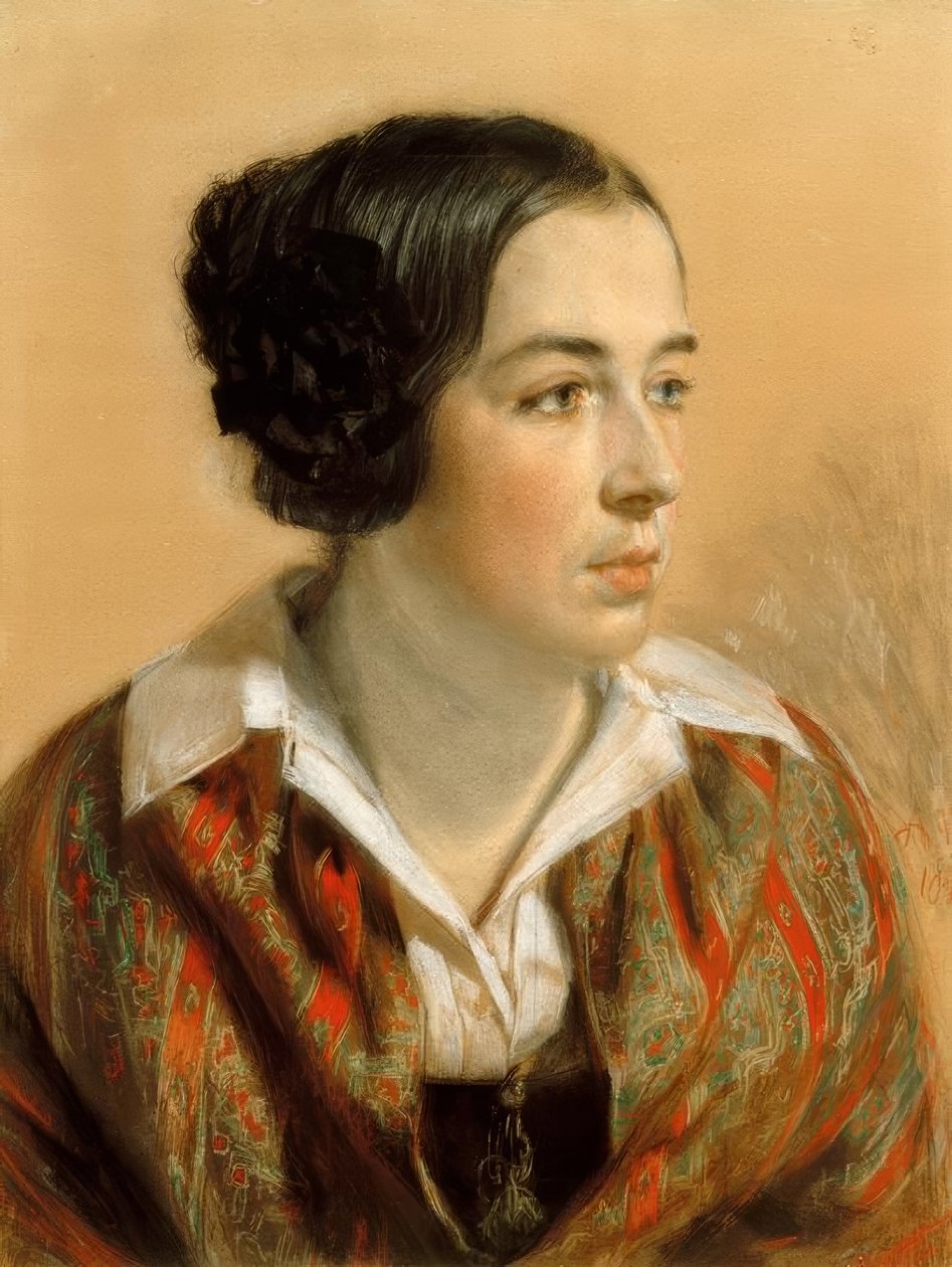 Friederike Arnold door Adolph Menzel