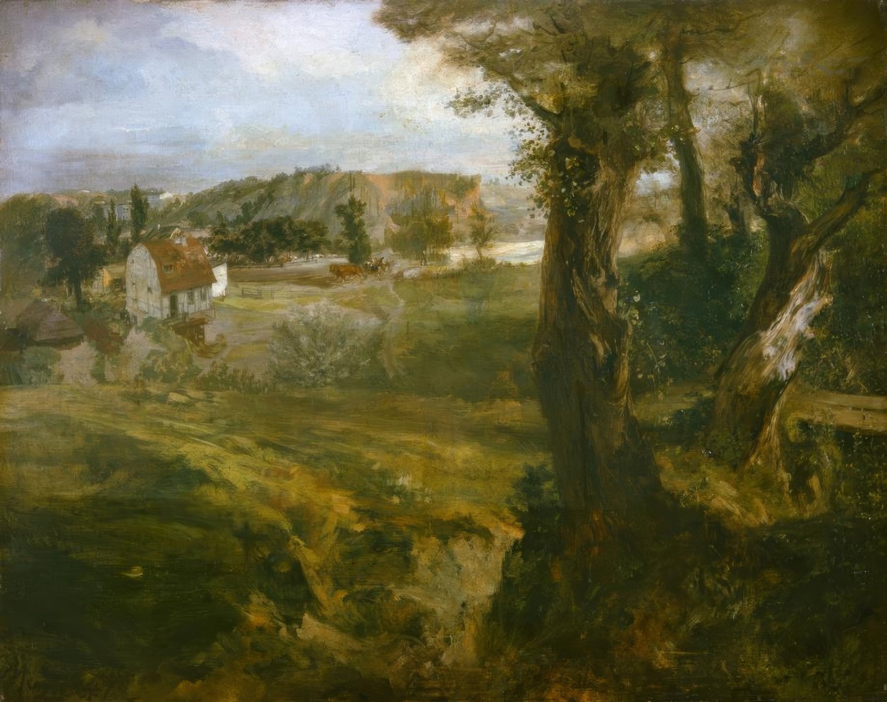 Bij de Kreuzberg door Adolph Menzel