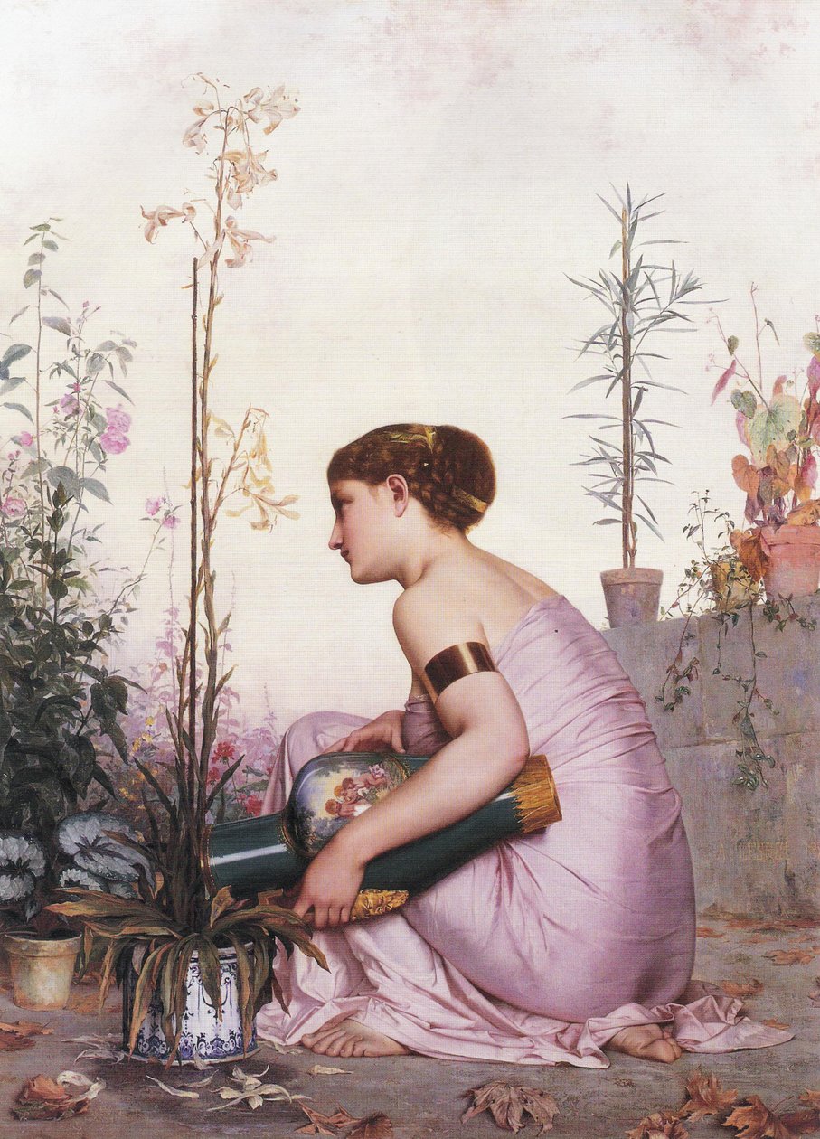 De lelie is dood door Adolphe Alexandre Lesrel