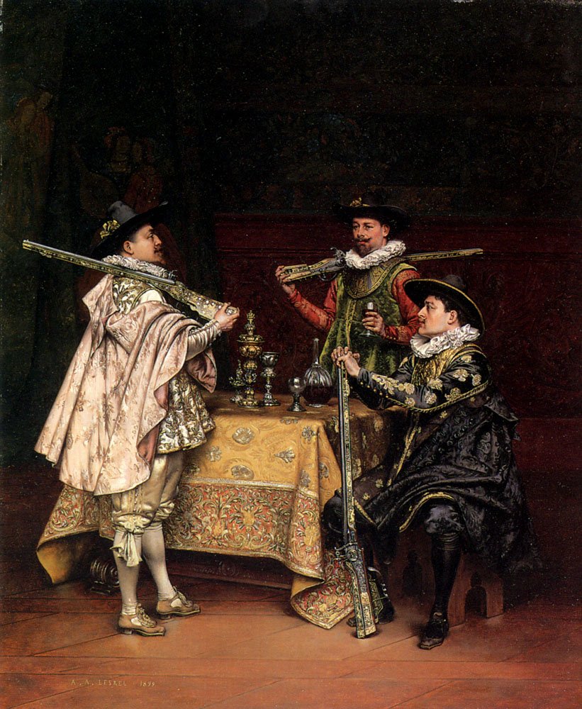 De Dagschot door Adolphe Alexandre Lesrel