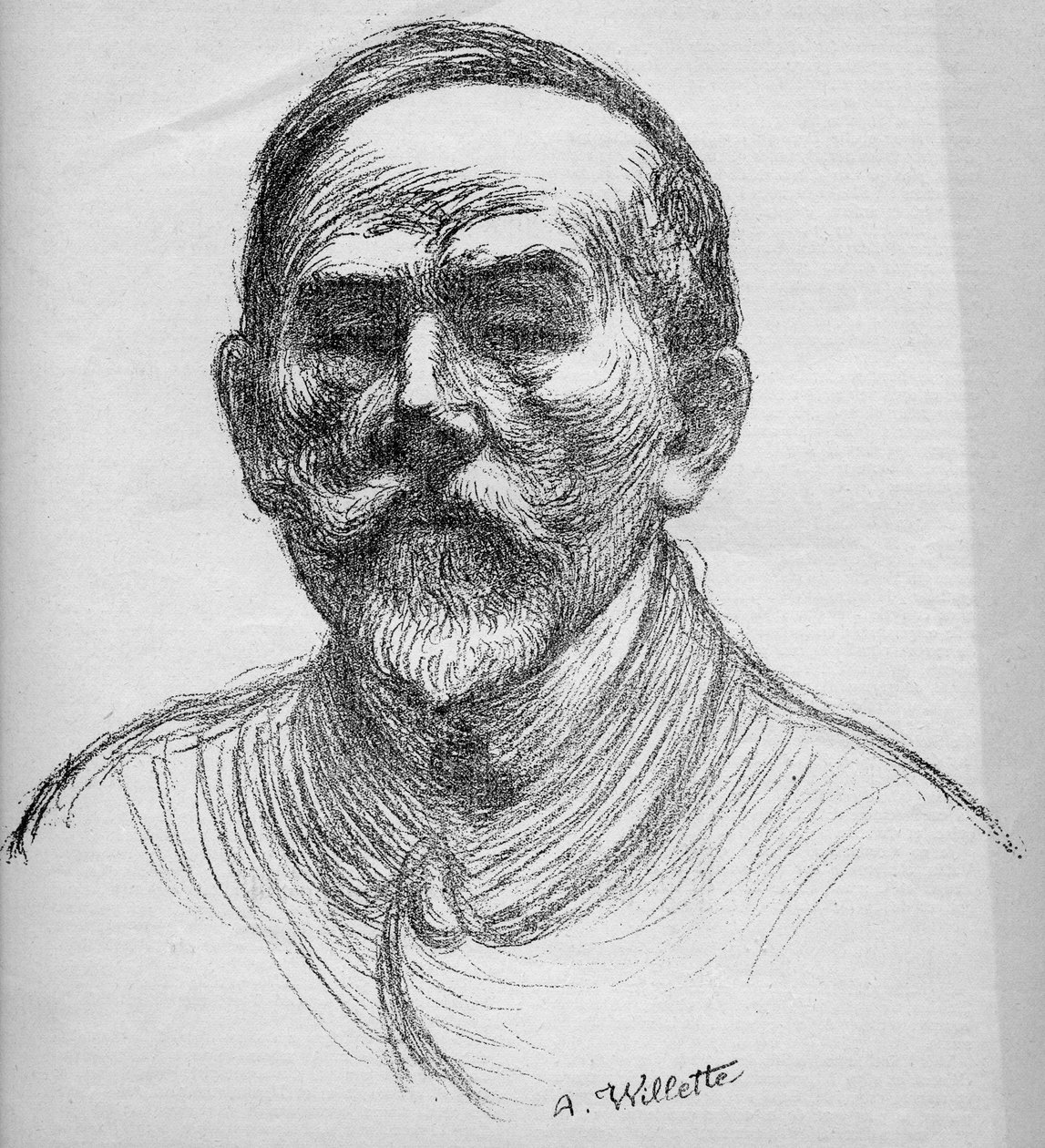 Théophile Alexandre Steinlen door Adolphe Leon Willette