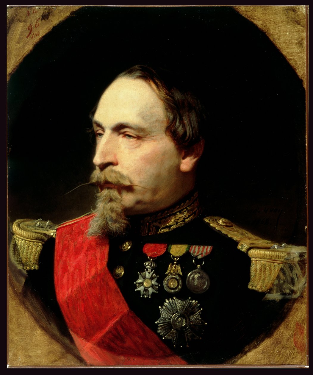 Napoleon III (1808-73) 1868 door Adolphe Yvon