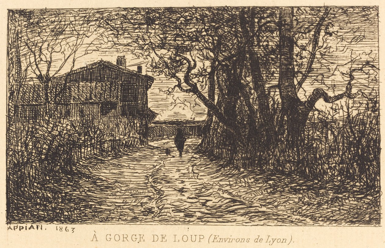 Een Gorge de Loup door Adolphe Appian