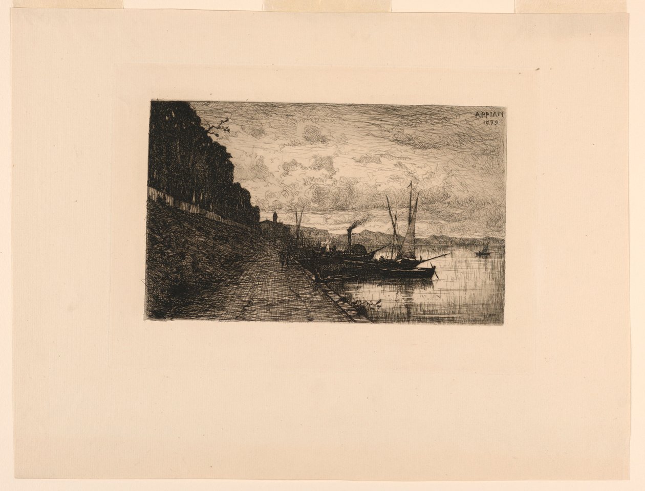 Omgeving van Lyon door Adolphe Appian