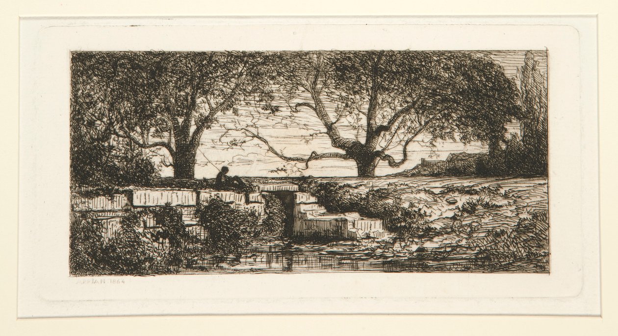 Omgeving van Rix (Ain) door Adolphe Appian