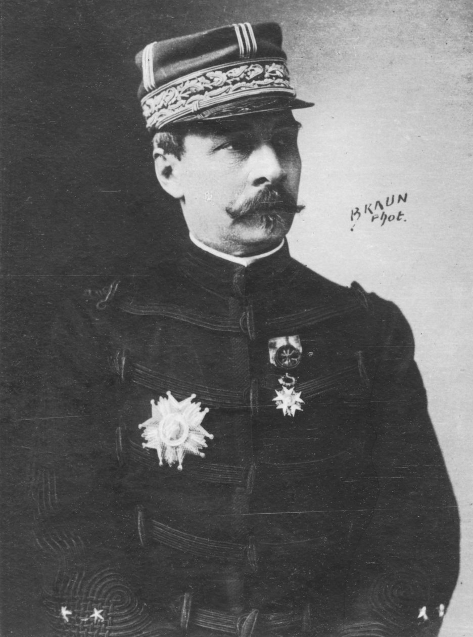 Generaal Dodds, ca. 1893 door Adolphe Braun