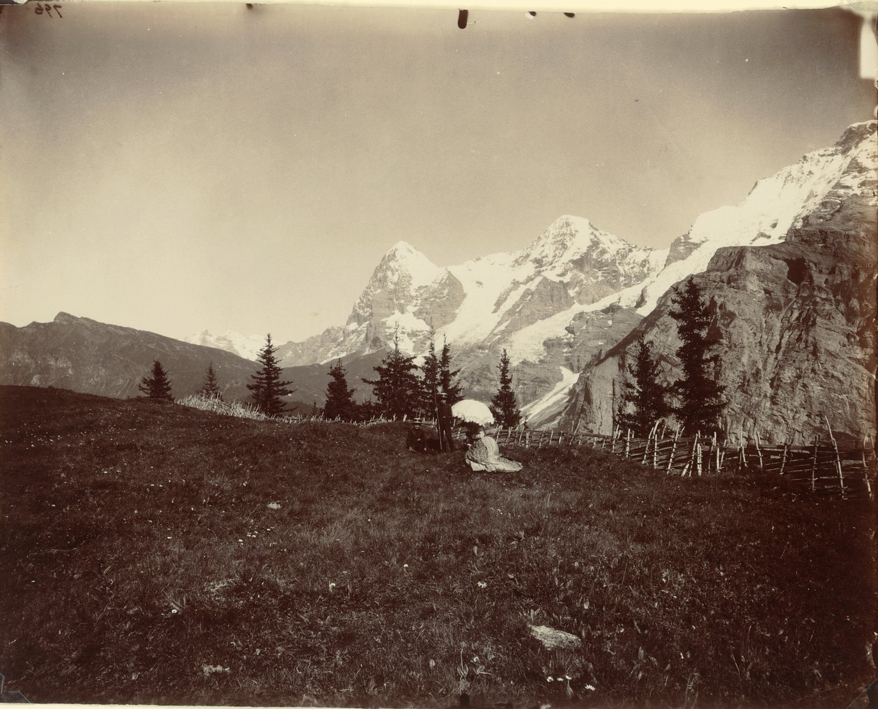 Landschap, Zwitserland door Adolphe Braun