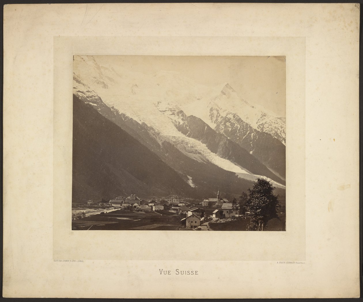 Zwitserse weergave door Adolphe Braun