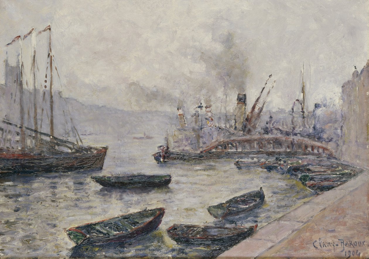 London Bridge, 1904 door Adolphe Clary Baroux